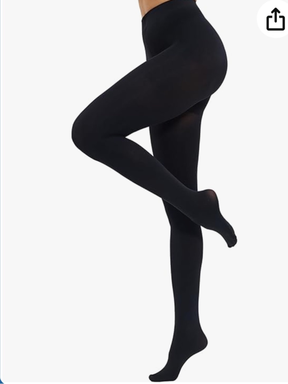 Cozy Wow Black Footed Tights NWT Size S/M.